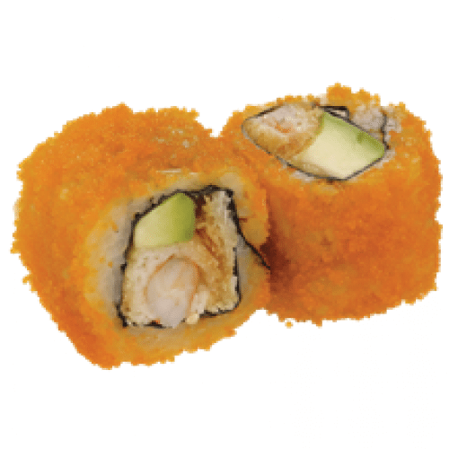 Masago california tempura crevette