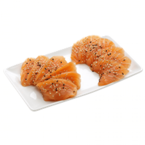 Sashimi saumon graine de sésame x12