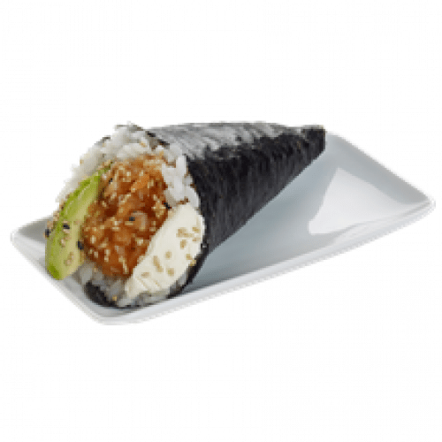 Temaki tartare de saumon fromage