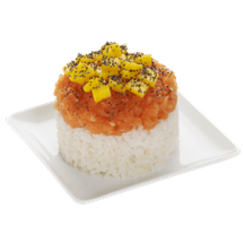 Tartare saumon mangue