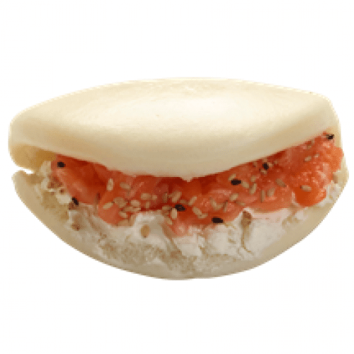 Mini bao saumon