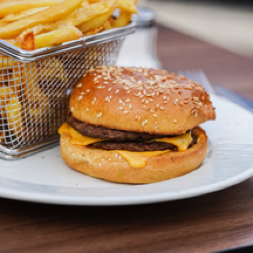 Menu Double Cheese Burger