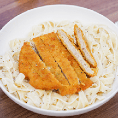 Menu Tagliatelle Escalope Milanaise