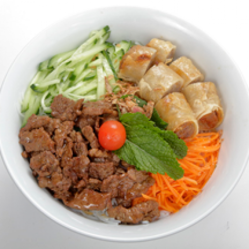 B3 Bo Bun de Bœuf Grillé à la Citronnelle Avec Nêms et Vermicelle