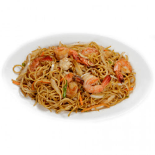 C8 Nouilles Sautées aux Crevettes