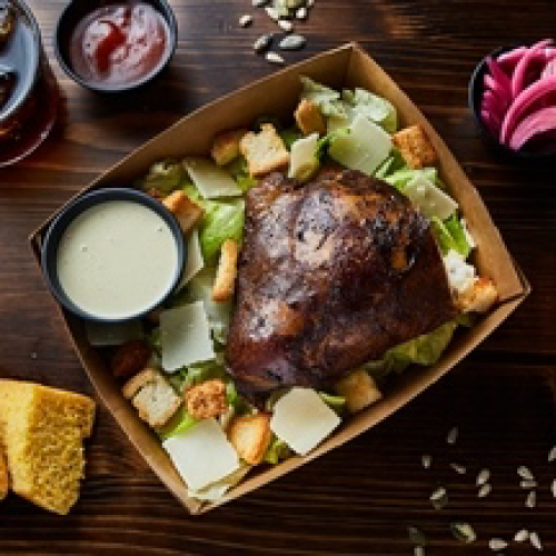 Salade Caesar au Poulet Fumé
