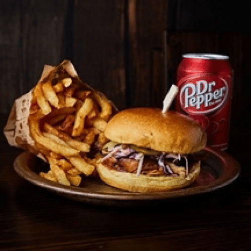 Menu Burger Porc Effiloché