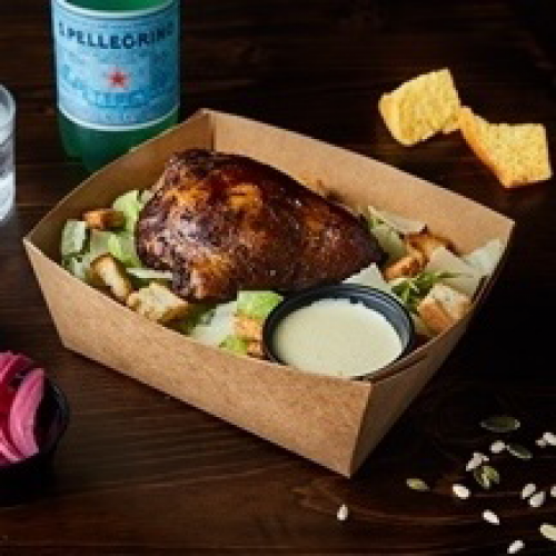 Menu Salade Caesar au Poulet Fumé
