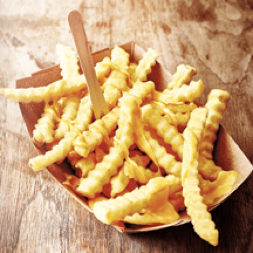 Frites Crinkle Cheddar