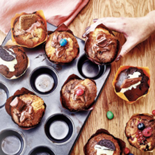 Muffin Nutella Milka base Chocolat