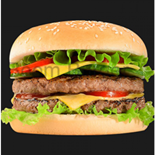 Burger double cheese