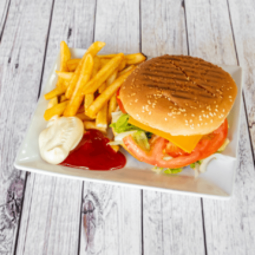 Burger double cheese