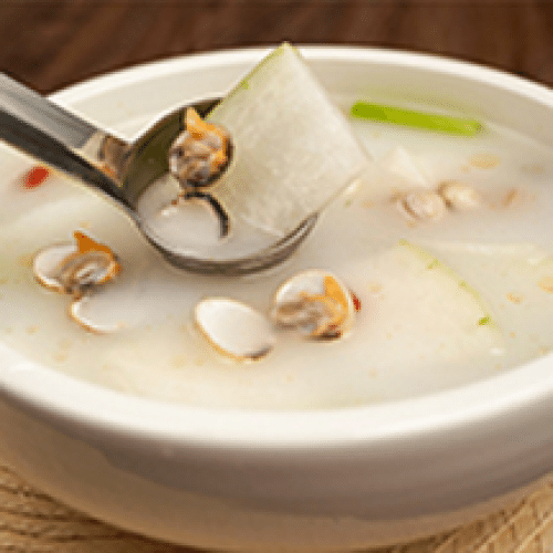 Soupe de Palourdes et Courges