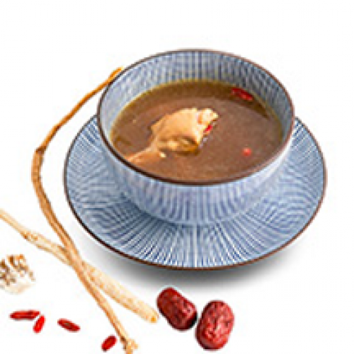 Soupe de Poulet aux Herbes Chinoises Maison