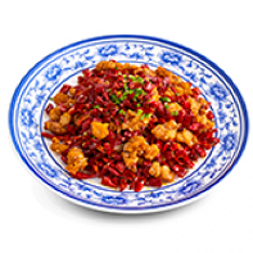 Poulet Croustillant Sauté aux Piments Secs