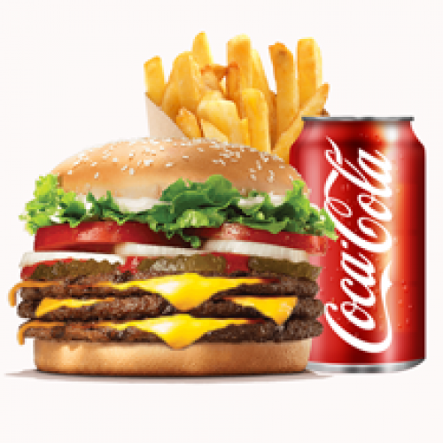 Menu Triple Whoop Burger