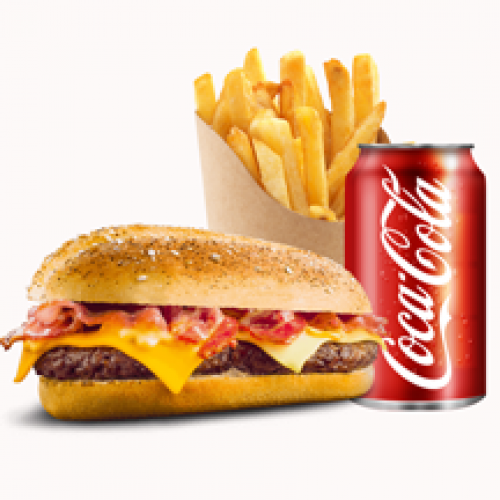 Menu Long Bacon Burger