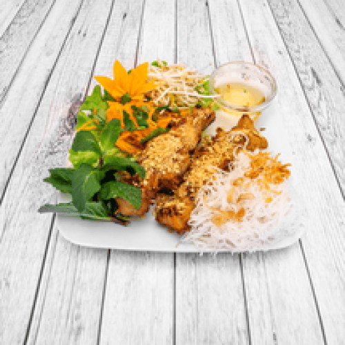 Brochettes de Poulet à la Citronnelle et au Saté