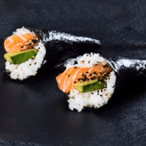 TEM1 - Temaki Saumon/ Egg Saumon x2