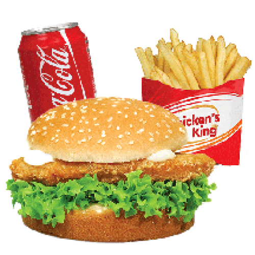 Menu Poulet Steak Burger