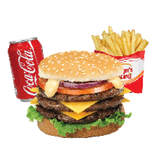 Menu Triple Boeuf Burger