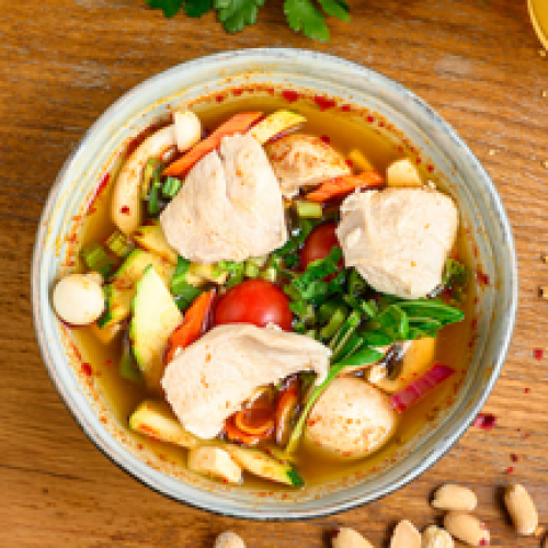 Tom Yam Soupe Citronnelle Poulet