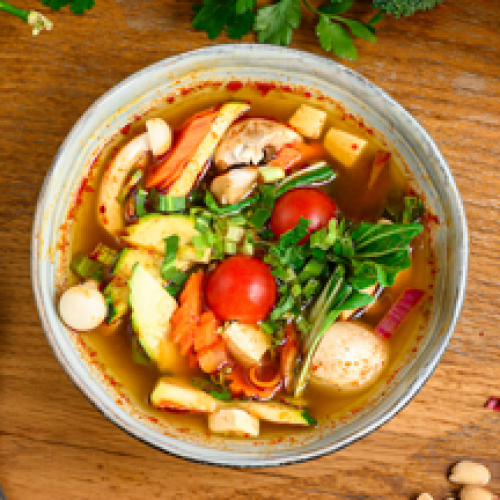 Tom Yam Soupe Citronnelle Légumes