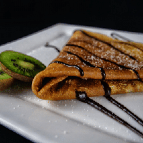Crêpe Nutella, Kiwi et Noix de Coco