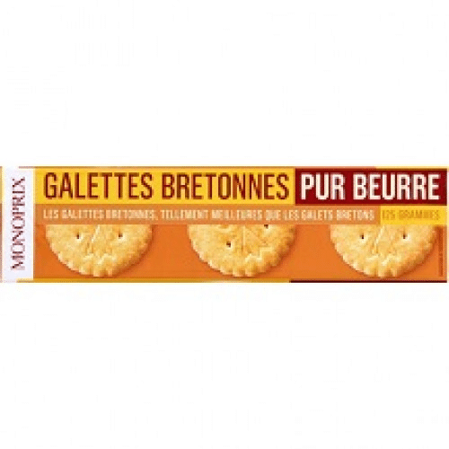 Galette bretonne Monoprix 125g