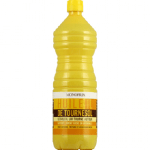 Huile de tournesol Monoprix 1L