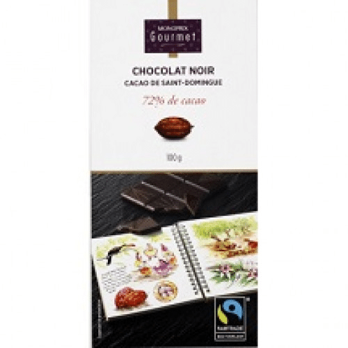 Tablette de chocolat noir Monoprix Gourmet 100g