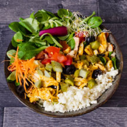 Salade - Poulet Épicé et Mariné