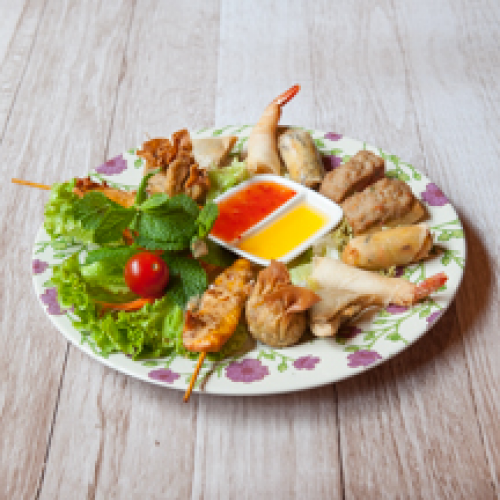 Cocktail 'Baan Siam' (un bouquet varié de nos entrées)
