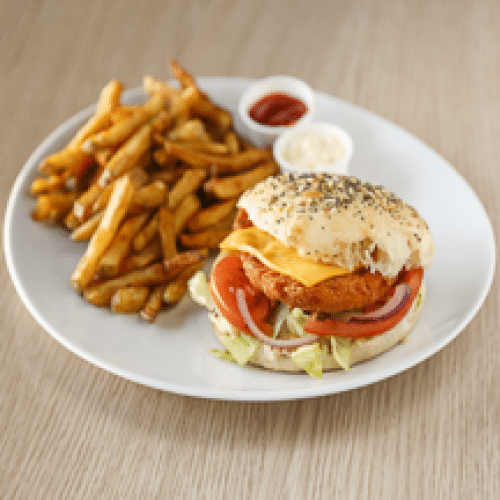Menu chicken burger
