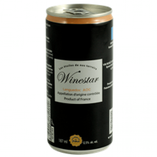 Vin canette rosé 18.7 cl