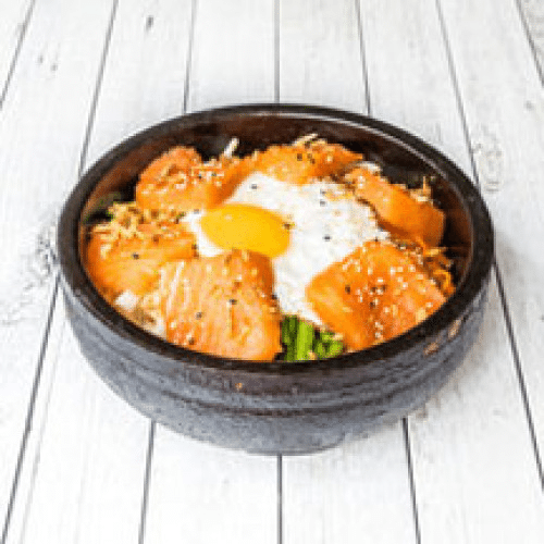 Bibimbap au Poisson Cru