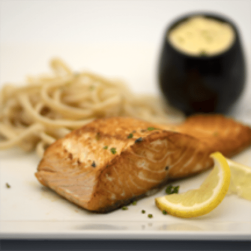 Saumon Beure Blanc Citronné Linguine