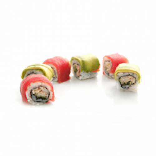 AR6 - Arc En Ciel Roll Thon Cuit Avocat Cheese x8