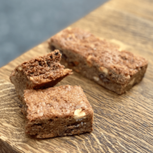 Brownie Fondant avec graines de Sarrasin Toastées