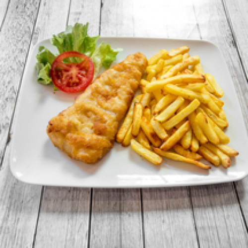 Menu Fish and Chips (Cabillaud)