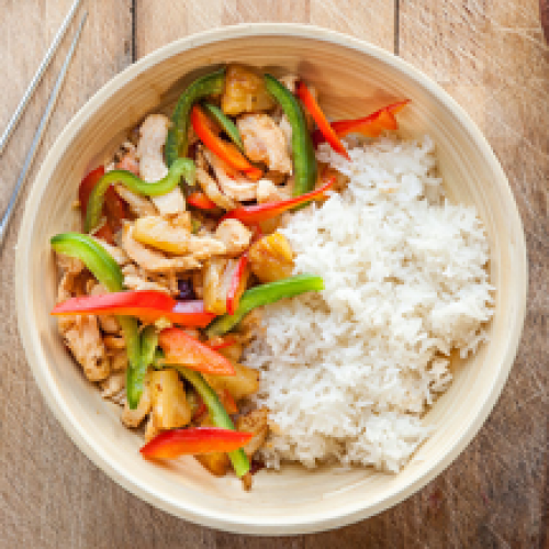 Riz légumes poulet