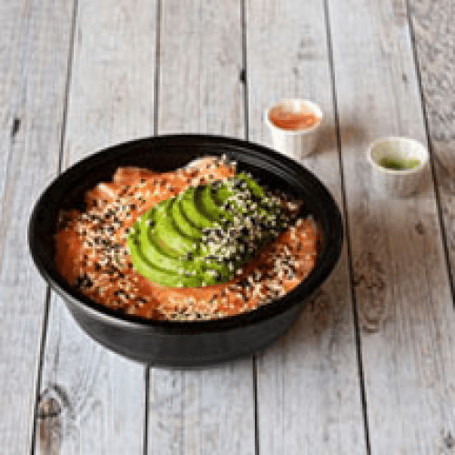 Chirashi saumon avocat
