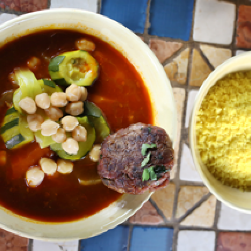 Couscous aux boulettes