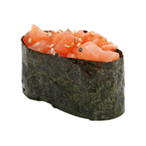 Sushi tartare saumon x2