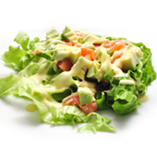 H9 : Salade de tartare saumon avocat