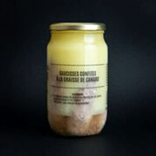 Saucisses Confites à la Graisse de Canard 750 g