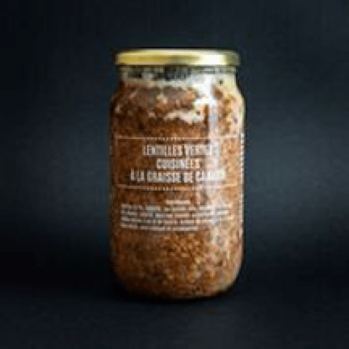 Lentilles Vertes Cuisinées à la Graisse de Canard 750 g