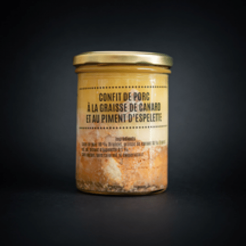 Confit de Porc au Piment d’Espelette 390 g