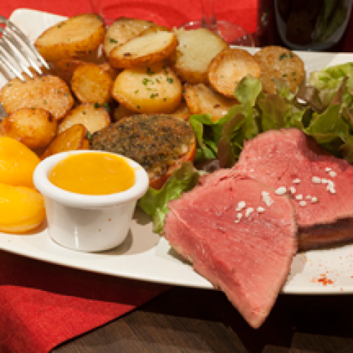 1/2 Magret Ouvert et Sauce au Choix