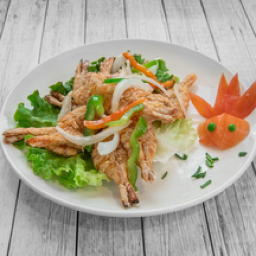 Crevettes au Sel et Poivre
